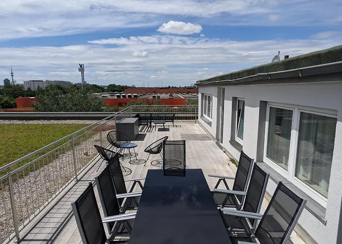 Global Living - Design I Terrace I Kitchen I Smart-tv I Parking Space I * Μόναχο