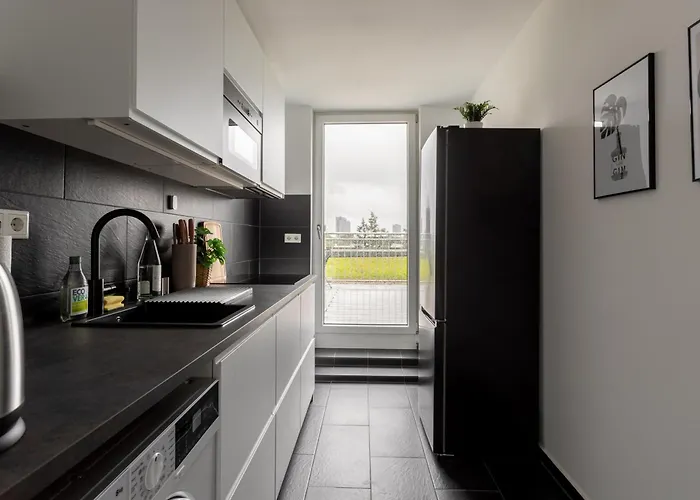 Διαμέρισμα Global Living - Design I Terrace I Kitchen I Smart-tv I Parking Space I Μόναχο