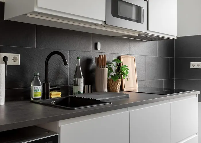 Διαμέρισμα Global Living - Design I Terrace I Kitchen I Smart-tv I Parking Space I