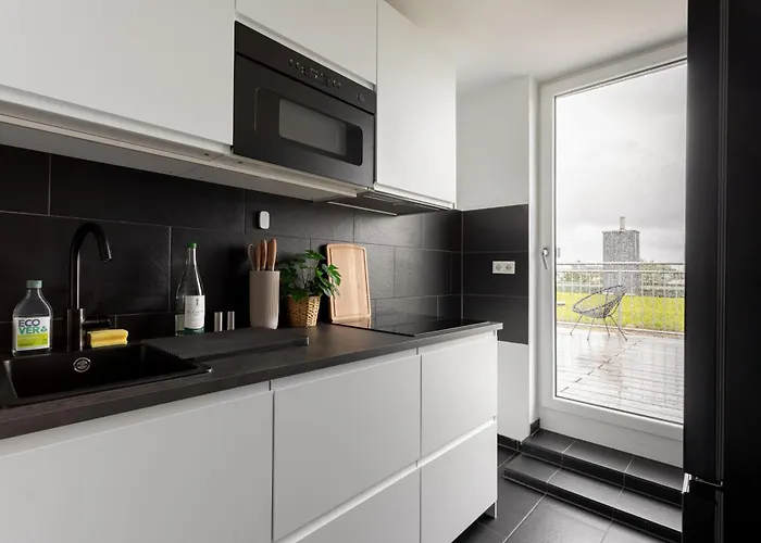 Διαμέρισμα Global Living - Design I Terrace I Kitchen I Smart-tv I Parking Space I *