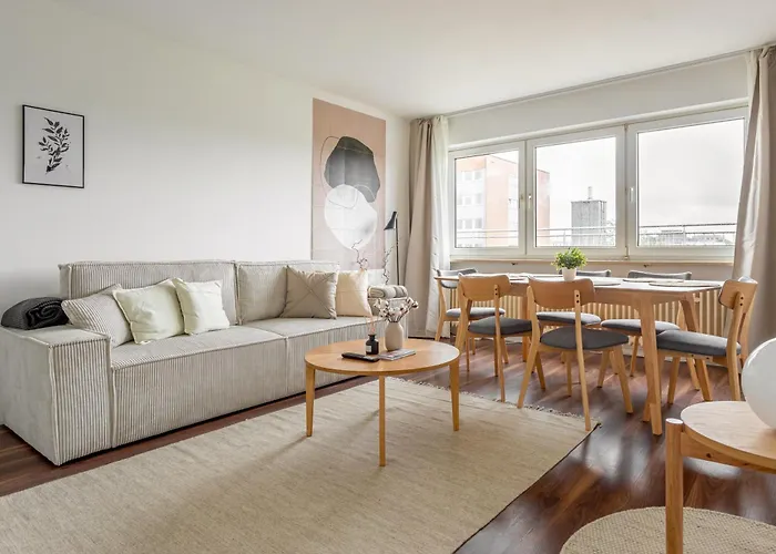 Global Living - Design I Terrace I Kitchen I Smart-tv I Parking Space I * Μόναχο