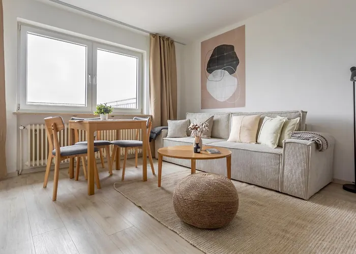 Διαμέρισμα Global Living - Design I Terrace I Kitchen I Smart-tv I Parking Space I Μόναχο