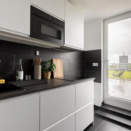 Apartment Global Living - Design I Terrace I Kitchen I Smart-tv I Parking Space I *