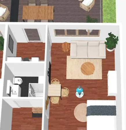 Global Living - Design I Terrace I Kitchen I Smart-tv I Parking Space I Lejlighed