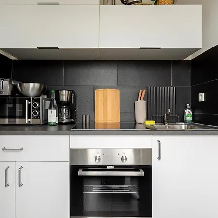 Apartmán Global Living - Design I Terrace I Kitchen I Smart-tv I Parking Space I Mnichov