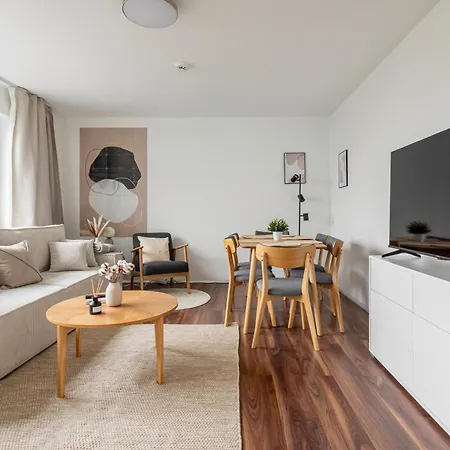 Global Living - Design I Terrace I Kitchen I Smart-tv I Parking Space I Apartment