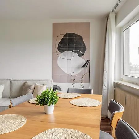 Apartment Global Living - Design I Terrace I Kitchen I Smart-tv I Parking Space I Munich